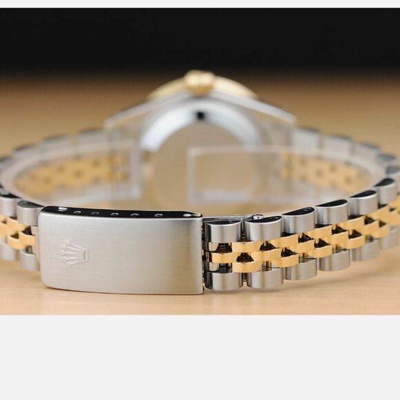 Sale! Rolex Ladies 1ct++ Diamond 18k Yellow Two Tone Watch - Picture 5 of 6